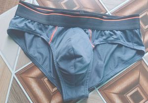 Men's Grey Athletic Briefs