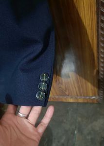 Men's Navy Blue Formal Blazer | Size 42 (L) |