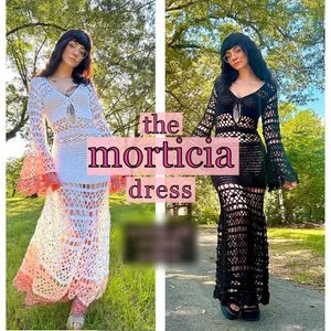 Hot Crochet Maxi Dress Goddess Look