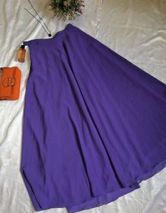 Vibrant Purple Maxi Skirt