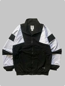 Adidas Black & White Track Jacket