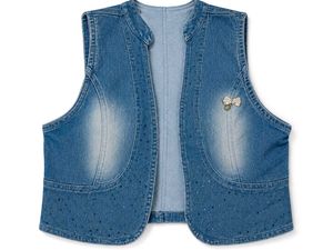 Sparkly Denim VestVest