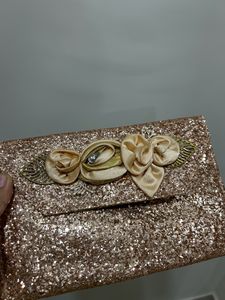 Glittery Bag With Chain