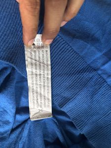 Blue Knit Cardigan
