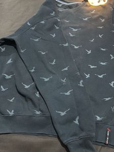 Men's Bird Print Sweatshirt