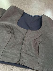 Elegant Grey Blouse for Sarees
