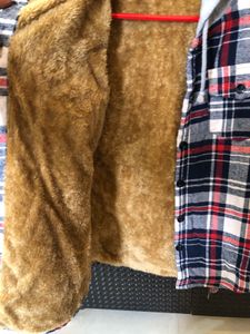 Women  Plaid Hooded Flannel Jacket