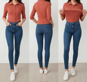 Classic High-Waisted Skinny top
