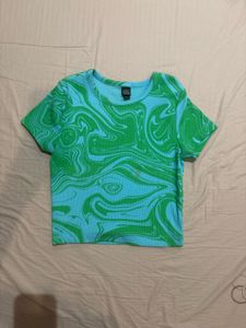 Swirl Print T-Shirt (M)