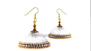 Silk Thread Jhumka