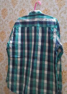 men's big checked shirt