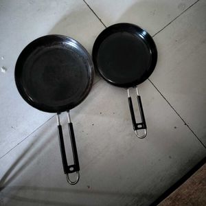 Iron Fry pan - Set of Two