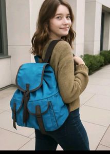 Blue Backpack Bag