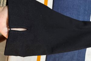 Black Elastic Waist Pants