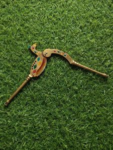Vintage Peacock Nutcracker copper made