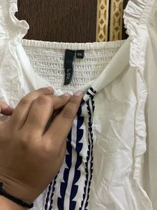 White Embroidered Kurta