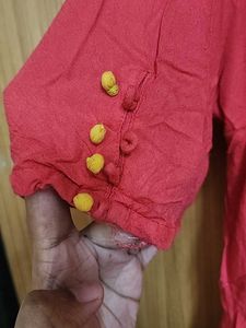 A Line Kurta Without Side Cuts