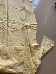 Elegant Yellow Kurta with White Embroidery