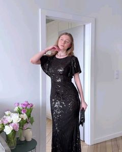 Sequin Embellished Party Dress
