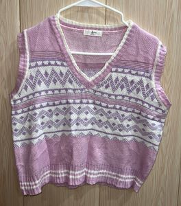 Vintage Korean Knit Sweater Vest