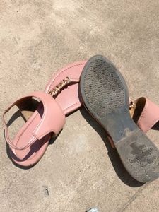 Stylish Pink Flat Sandals