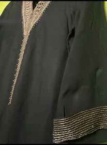 Black Color W Kurta For Ladies