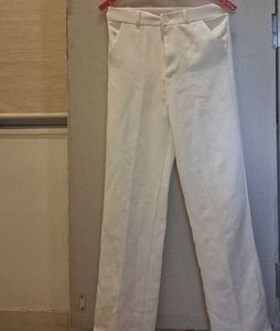 White Wide Leg Trousers (Formal)