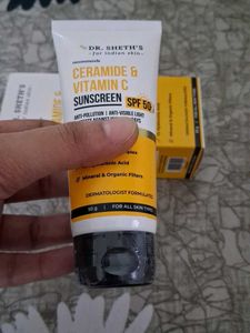 Dr Sheth's ceramide &amp; vitamin c sunscreen
