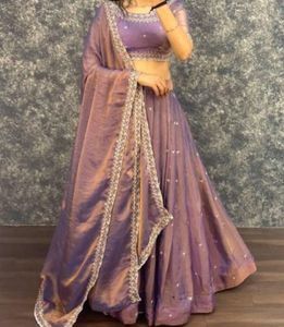 Designer Lavender Lehenga Choli
