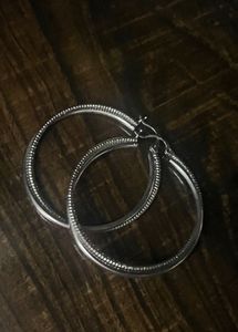 Silver Hoop Earrings