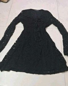 Elegant Black Lace Dress♥️