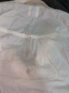 Chic White Ruffled Shirt Dress