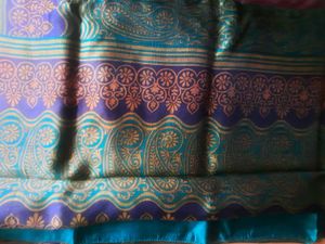 💜Bangalore Printed Crepe Silk Saree 💜