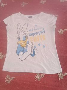 baby pink Daisy Duck T-Shirt