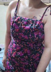Floral Print Mini Dress