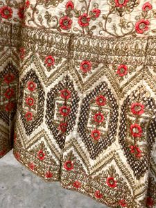 Off-white Lehanga Choli