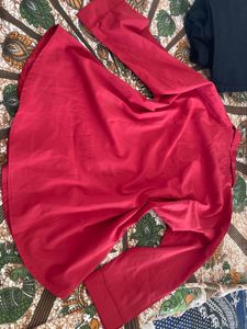 Burgundy Button-Down Shirt