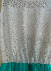 Chic Lace Top Maxi Dress