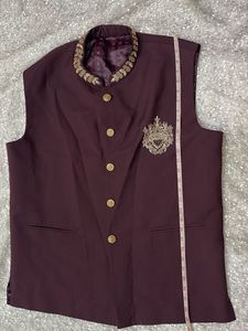 Elegant Mens Nehru Jacket (work) self designed