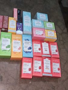 Combo Of Lipsticks, Balm And Dermaco Serum