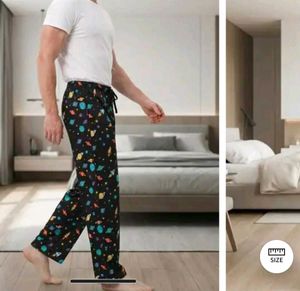 Men's Fun Space Print Pajama Pants