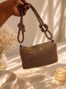 Sparkling Rhinestone Clutch Bag