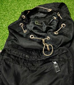 Original Prada Black Nylon Backpack