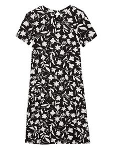 M&S | Floral Round Neck Swing Dress
