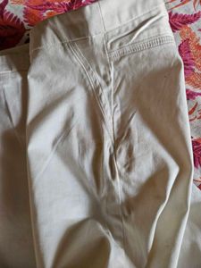 Wills Classic White Straight Leg Trousers