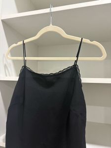 Ann Taylor Lace Trim Top
