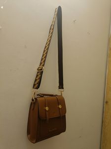 Caprese Structured Sling Bag With Extra Handle