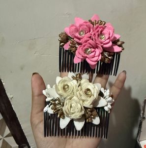 Floral Hair Combs (Set of 2)