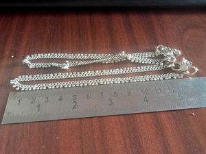 pure silver anklets for ladies