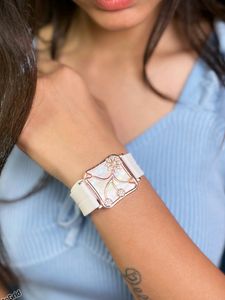 Zirconia Diamond Silver Watch Braclet 925